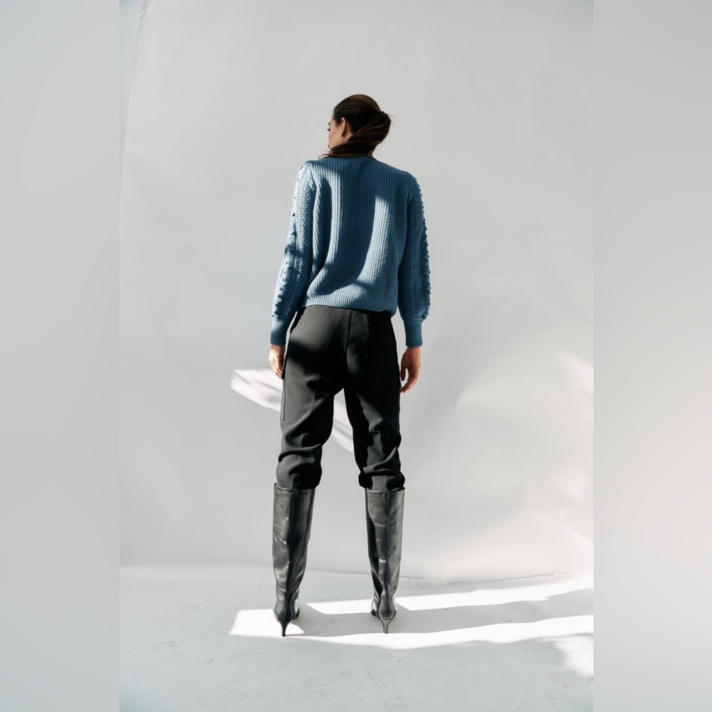 Sézane Solal Jumper in Vintage Blue | Size S - Picture 15 of 16